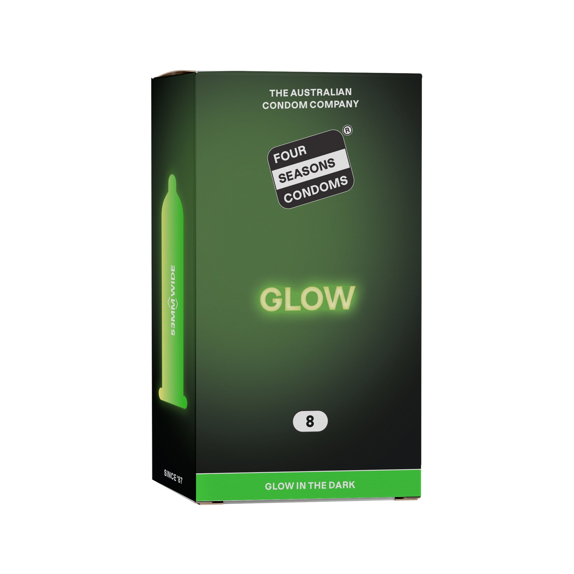 Four Seasons Glow N Dark Condoms 8pk