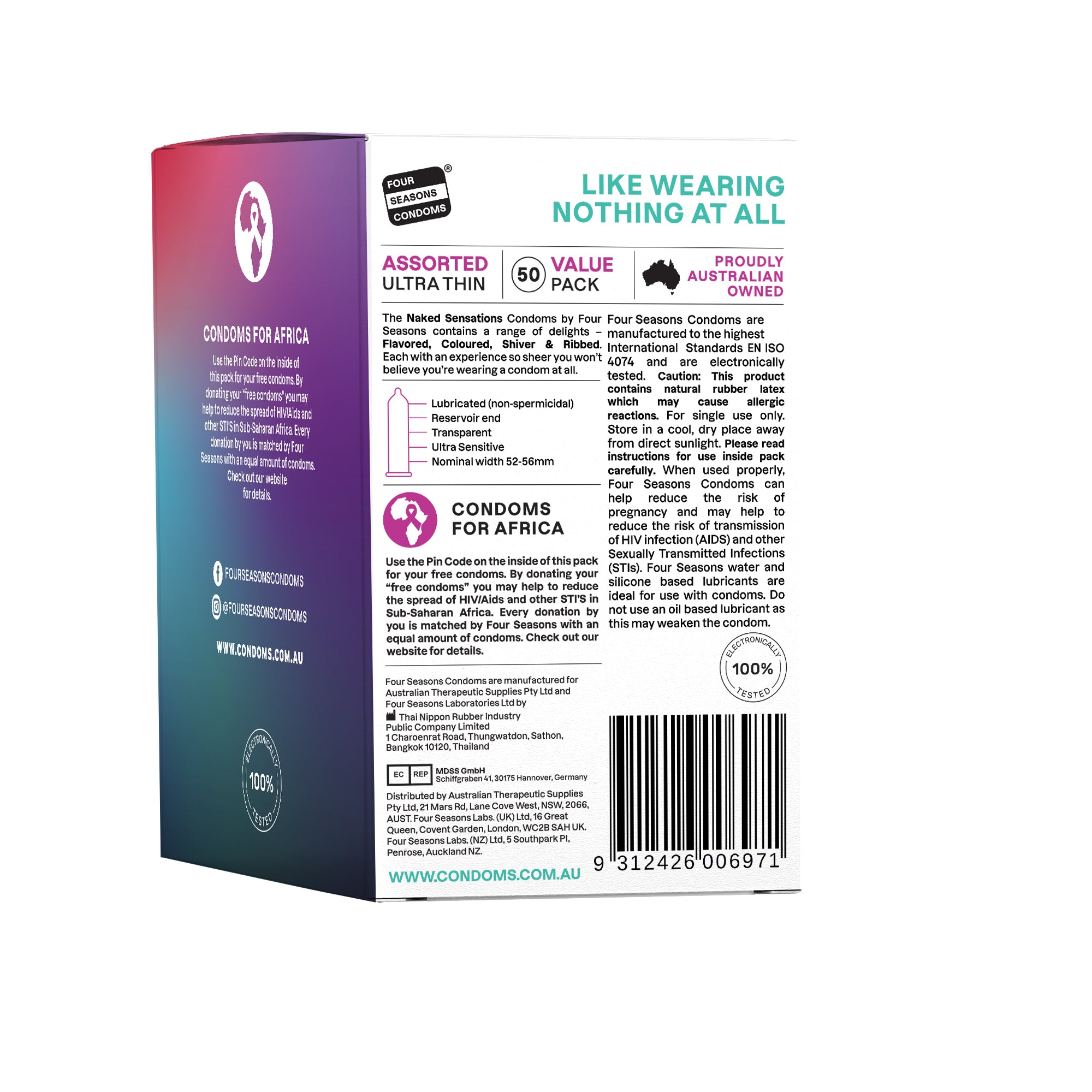 Naked Sensations 50 pack