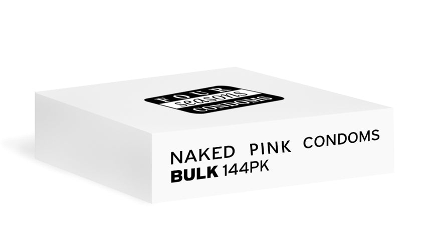 Four Seasons NAKED Pink Condoms 144pk