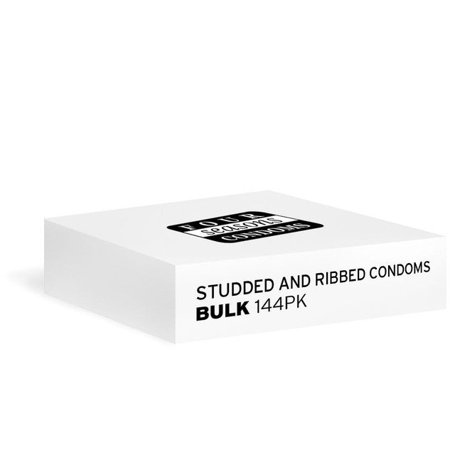 Four Seasons Studded & Ribbed Condoms 144pk – Four Seasons Condoms
